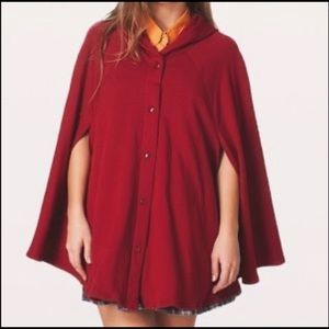 Little Red Robinhood Hooded Sweatshirt Cape